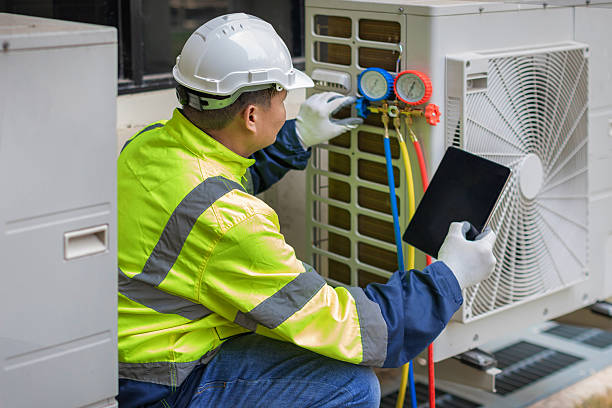 Professional Emergency Ac Repair technician working in Blodgett Mills, NY